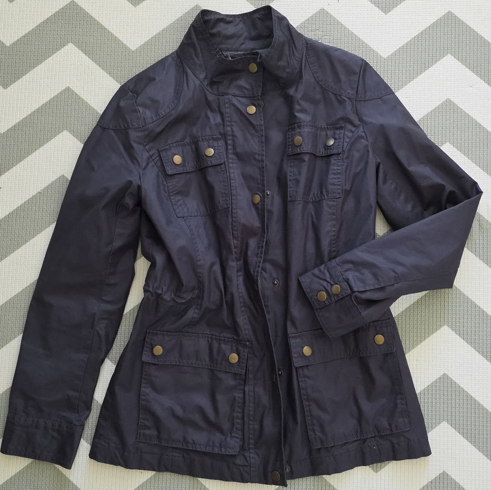 Banana Republic Waxed Cargo Jacket